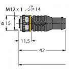 Turck RKC4.4T-2/TEL (6625013) M12 sensor cable, straight, female, 2m, PVC