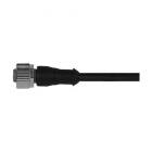 Contrinex sensor cable S12-3FVG-020 (623 000 302), M12 female, straight, 2.0m, PVC