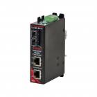 Red Lion Sixnet SLX-3ES-2SC Unmanaged media converter, 3 ports; 2 RJ45 ports & 1 multimode fiber SC, 4 km