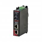 Red Lion Sixnet SLX-3ES-3ST Unmanaged media converter, 3 ports; 2 RJ45 ports & 1 singlemode fiber ST, 20+ km