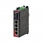 Red Lion Sixnet SLX-5ES-3SCL Unmanaged 5 Port Industrial Ethernet switch, Singlemode fiber optic (60Km), SC connector