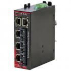 Red Lion Sixnet SLX-8ES-7SC Unmanaged 8 Port Industrial Ethernet switch, Singlemode fiber optic (20km), SC connector