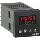 Red Lion C48CS113 LCD one preset counter, Backlit LCD, NPN, 18-36Vdc/24Vac