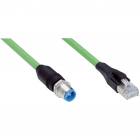 Sick YM2X18-020EG1MRJA8 (2106258) Ethernet cable, M12, 8-pin straight X-coded, RJ45, 2m