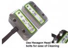IDEM 132013 SMR-H, 2M '2NC 1NO' Stainless steel Magnetic safety switch