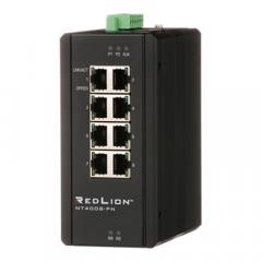 Red Lion NT-4008-000-PN-M 8-port Gigabit Managed Industrial Ethernet Switch PROFINET PNIO CC-B, MRM