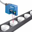 Photoelectric with background blanking switch