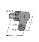 M12 Plug, 4 pin, male 90 degree - WWASC4