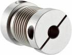 Sick KUP-0610-B (5312982) bellows shaft coupling, 6mm to 10mm