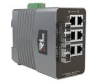 Red Lion NT-5008-FX2-SC00 8-Port Gigabit Managed Industrial Ethernet Switch  6xRJ45 2xSC 2km