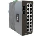 Red Lion NT-5018-DM2-0000 18-port Gigabit Managed Industrial Ethernet Switch  16xRJ45 2xSFP