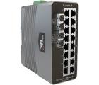 Red Lion NT-5018-FX2-SC00 18-port Gigabit Managed Industrial Ethernet Switch  16xRJ45 2xSC 2km