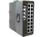 Red Lion NT-5018-FX2-ST00 18-port Gigabit Managed Industrial Ethernet Switch  16xRJ45 2xST 2km