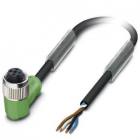 Phoenix Contact 1545001 SAC-4P- 20,0-PUR/M12FR Sensor actuator cable, Female connector, M12 4-pin, right-angle, 20m