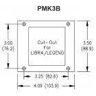 Red Lion PMK3B000 - LIBRA/LEGEND mounting panel