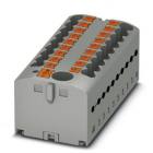 Phoenix Contact 3273374 PTFIX 6/19X2,5 GY distribution block with feed-in, self-assembly, 19 points, grey (box of 8)