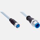 Sick YF8U13-C60VA1M2A13 (2096604) Sensor jumper cable, Female M8 3-pin to Male M12 3-pin, 0.6m