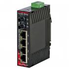 Red Lion Sixnet SL-5ES-3ST Unmanaged 5 Port Industrial Ethernet switch, Singlemode fiber optic (40Km), ST connector