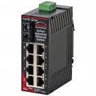 Red Lion Sixnet SL-9ES-3SC Unmanaged 9 Port Industrial Ethernet switch, Singlemode fiber optic (20Km), SC connector