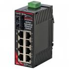 Red Lion Sixnet SL-9ES-3SCL Unmanaged 9 Port Industrial Ethernet switch, Singlemode fiber optic (60Km), SC connector