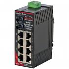 Red Lion Sixnet SL-9ES-3STL Unmanaged 9 Port Industrial Ethernet switch, Singlemode fiber optic (60Km), ST connector