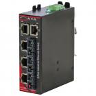 Red Lion Sixnet SLX-8ES-7SCL Unmanaged 8 Port Industrial Ethernet switch, Singlemode fiber optic (60km), SC connector