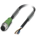 Phoenix Contact 1668069 SAC-4P-M12MS/ 5,0-PUR Sensor actuator cable, male connector, M12 4-pin, straight, 5m