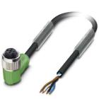 Phoenix Contact 1668221 SAC-4P- 1,5-PUR/M12FR Sensor actuator cable, Female connector, M12 4-pin, right-angle, 1.5m