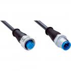 Sick YF2A15-C60UB5M2A15 (2096006) Sensor jumper cable, Female M12 5-pin to Male M12 5-pin, 0.6m