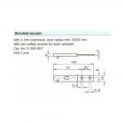 Sick 5306497 IE100-S1 BETAETIGER safety limit switch actuator