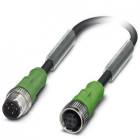 Phoenix Contact 1697001/PVC/5.000 SAC-4P-M12MS-M12FS/PVC/5.000 jumper cable, M12 4-pin male straight to M12 4-pin straight female