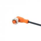 IFM EVC004 ADOAH040MSS0002H04 M12 connection cable, right-angle, 4-wire, 2m