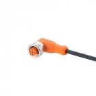 IFM EVC005 ADOAH040MSS0005H04 M12 connection cable, right-angle, 4-wire, 5m