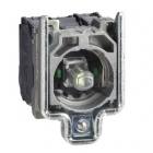 Schneider Electric ZB4BW0M35 Light block, metal, green, integral LED, 230-240 V AC, 1NO + 1NC (clearance)