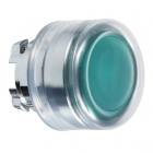 Schneider Electric ZB4BW533 Illuminated push button head, metal, flush, green (clearance)