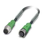 Phoenix Contact 1681606 SAC-5P-M12MS/1,5-PUR/M12FS Jumper cable, M12 5-pin male straight to M12 5-pin straight female