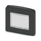 Phoenix Contact 1524414 MCS-78X64-C-L-9005 housing frame, latching cover, 78 x 64mm, black (10 pack)
