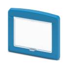 Phoenix Contact 1524484 MCS-112X90-C-S-5015 housing frame, hinged cover, 112 x 90mm, blue (10 pack)