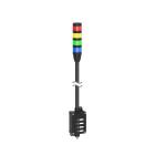 Banner LCA130T4-TL50BGYR600Q (813451) TL50 Andon tower light assembly, 4 color Blue Green Yellow Red, 600mm pipe