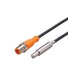 IFM Electronic TS5089 TS-200KLKD10-.../US/ PT100 Temperature sensor, clamp adapter Ø 10mm, M12 pigtail 5m, PUR