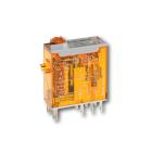 Finder 46.52.8.024.0054 Miniature industrial relay DP CO 8A, 24VAC, test button, LED & mechanical indicator
