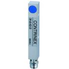 Contrinex DW-AS-501-C8 inductive sensor 8x8x59mm Brass, NPN NO, 3mm quasi-flush, M8 3-pin plug
