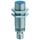 Contrinex DW-AS-501-M18-002 inductive sensor M18 Brass, NPN NO, 12mm quasi-flush, M12 4-pin plug, 64mm