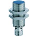 Contrinex DW-AS-601-M18-120 inductive sensor M18 Brass, NPN NO, 5mm flush, M12 4-pin plug, 35mm