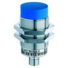Contrinex DW-AS-617-M30-002 inductive sensor M30 Brass, 2-wire AC/DC NO, 15mm non-flush, M12 4-pin plug, 64mm