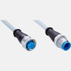 Sick YF2A14-C60VB3M2A14 (2096248) Sensor jumper cable, Female M12 4-pin to Male M12 4-pin, 0.6m