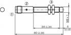 Sick inductive sensor IM08-2N5NS-ZC1 (6020236), M8 NPN NO, 2.5mm non-flush, M12 plug