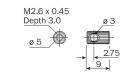 Sick LL3-TA02 (5308129) Attachment lens for optical fiber cable, 90