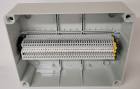 Gewiss GW44208 Junction box with plain screwed lid - IP56, 240x190x90, 40 numbered terminals, 1 earth (clearance)