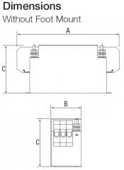 YASKAWA FS23639-10-07 EMC filter, 400V three phase, 10A (clearance)